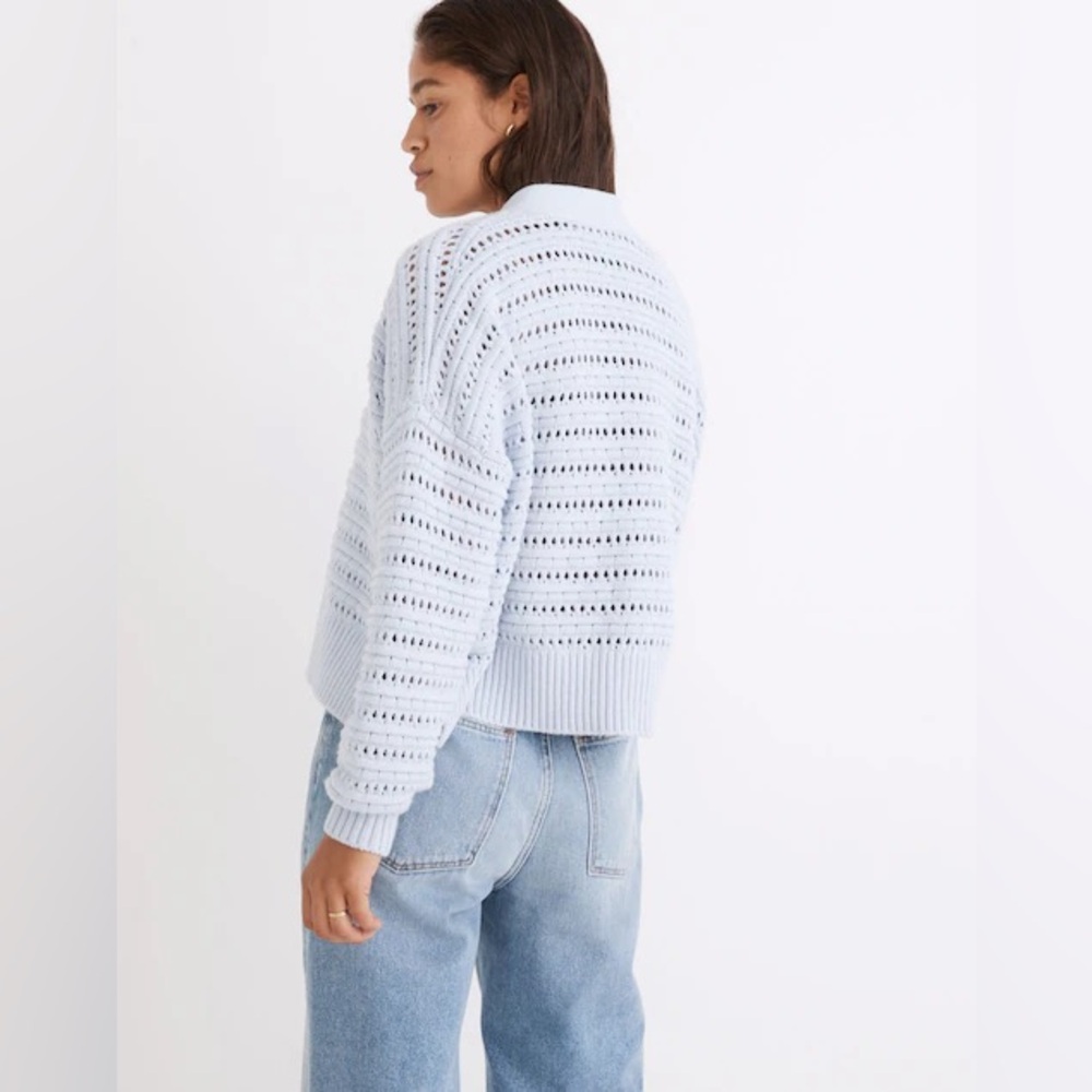 Madewell Tanfield Open-Stitch Cardigan Sweater - Picture 2 of 12